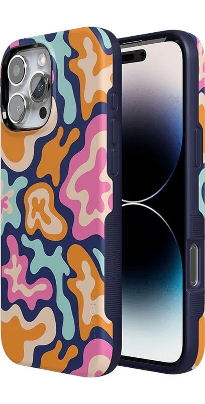 Trending Now Midnight Color Splash | Abstract Retro Case  Limited Stock!