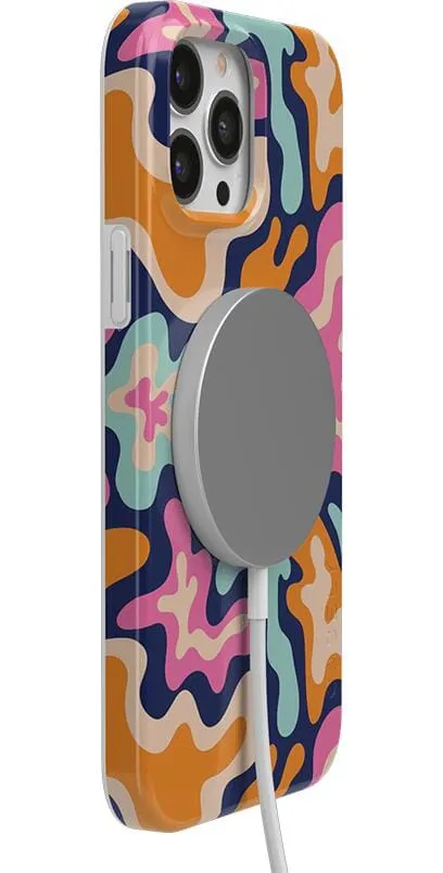 Trending Now Midnight Color Splash | Abstract Retro Case  Limited Stock!