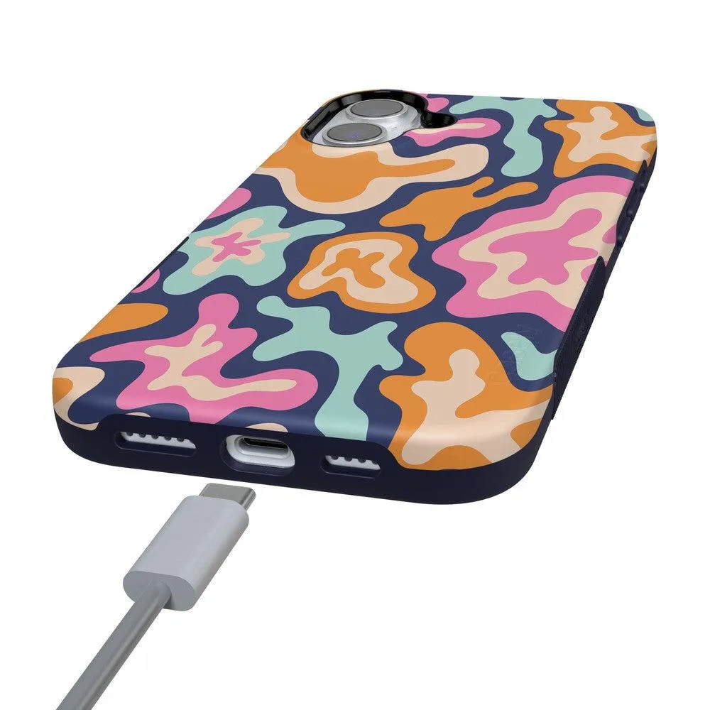 Trending Now Midnight Color Splash | Abstract Retro Case  Limited Stock!