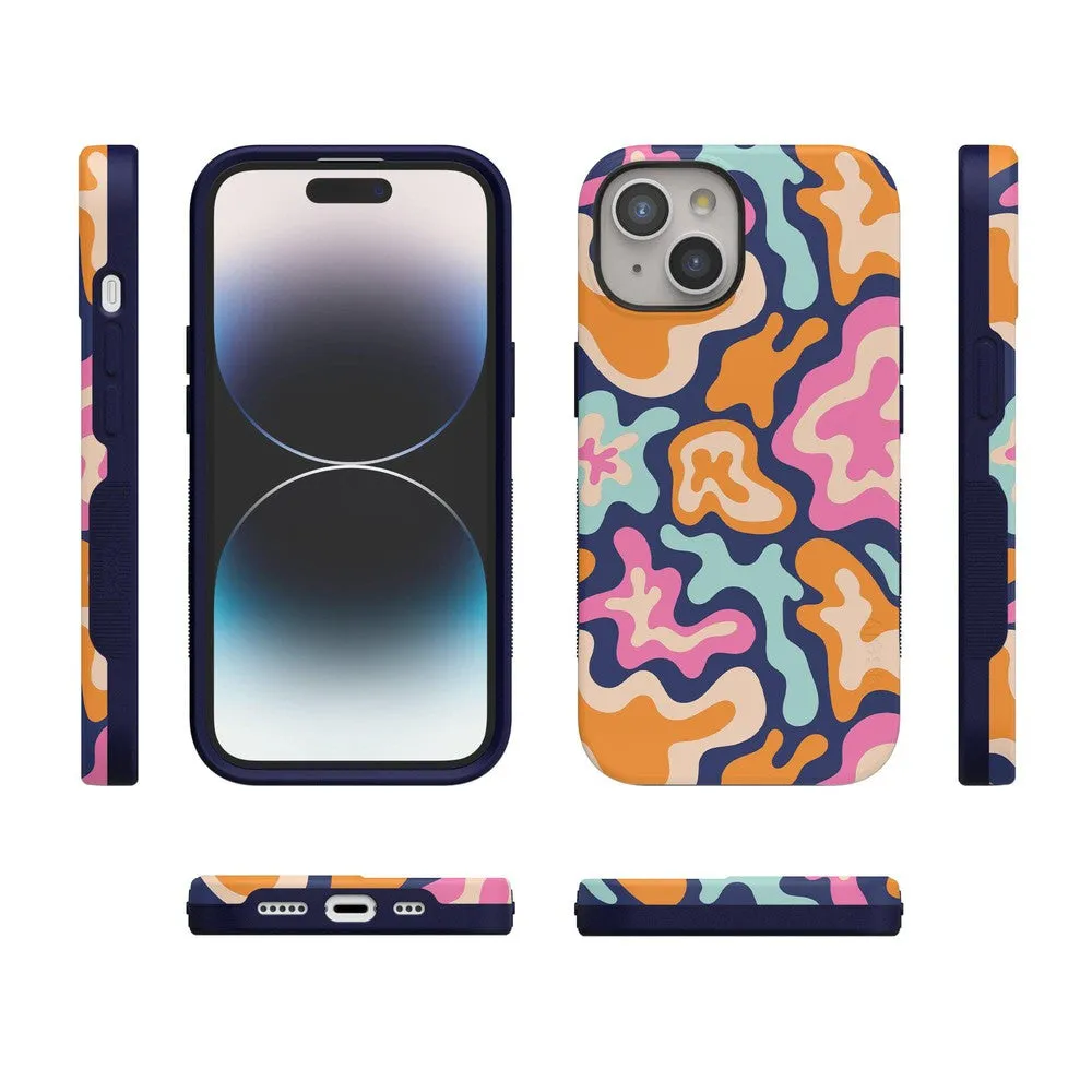 Trending Now Midnight Color Splash | Abstract Retro Case  Limited Stock!