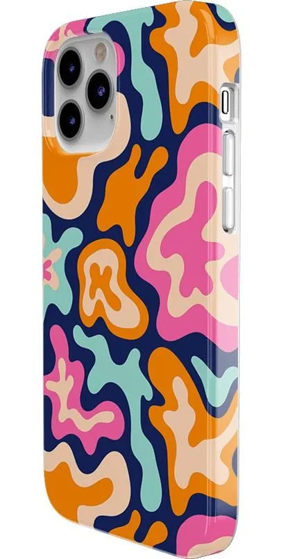 Trending Now Midnight Color Splash | Abstract Retro Case  Limited Stock!