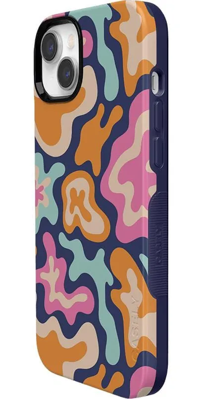 Trending Now Midnight Color Splash | Abstract Retro Case  Limited Stock!