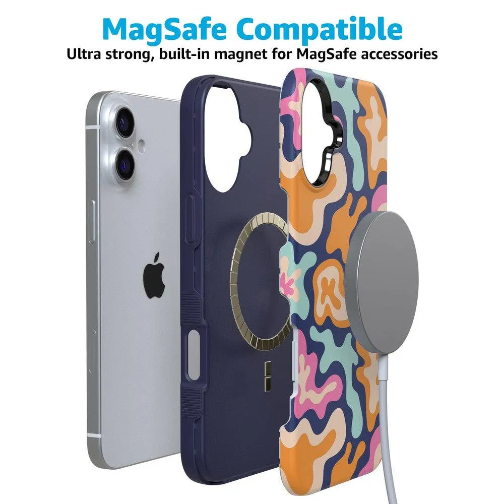 Trending Now Midnight Color Splash | Abstract Retro Case  Limited Stock!