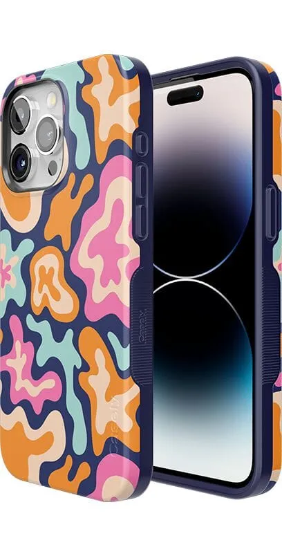 Trending Now Midnight Color Splash | Abstract Retro Case  Limited Stock!