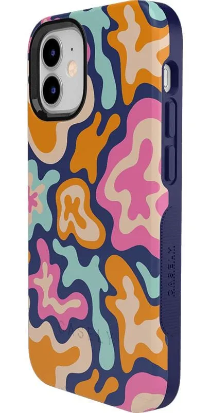 Trending Now Midnight Color Splash | Abstract Retro Case  Limited Stock!