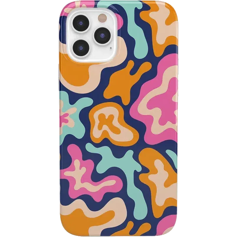 Trending Now Midnight Color Splash | Abstract Retro Case  Limited Stock!