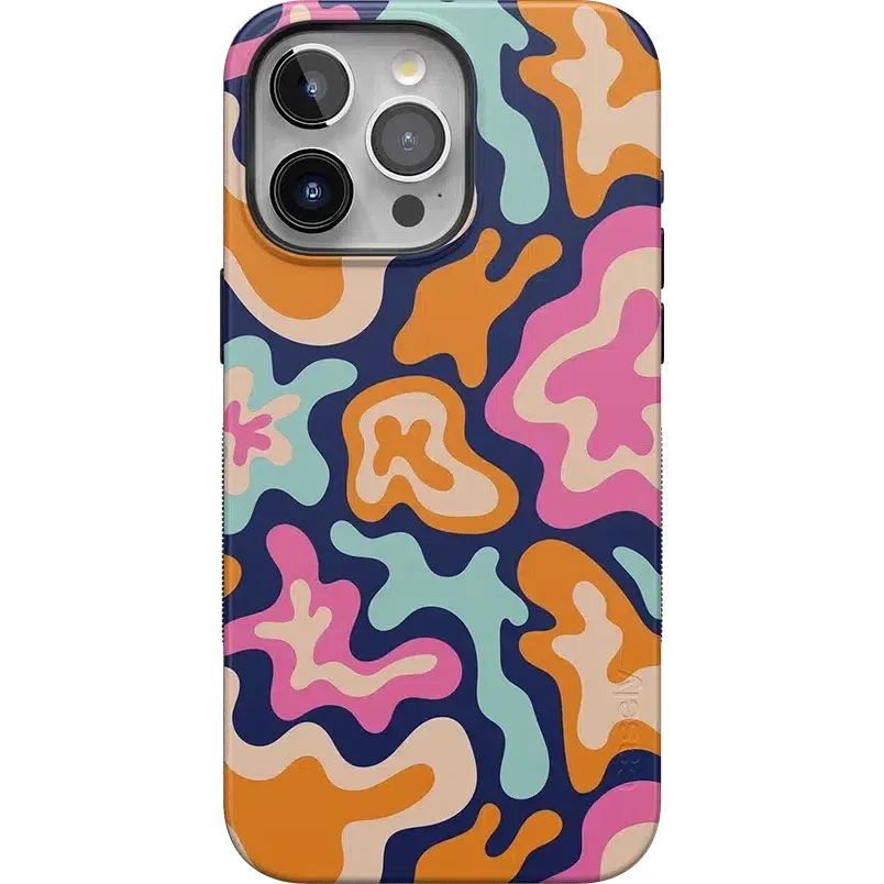 Trending Now Midnight Color Splash | Abstract Retro Case  Limited Stock!