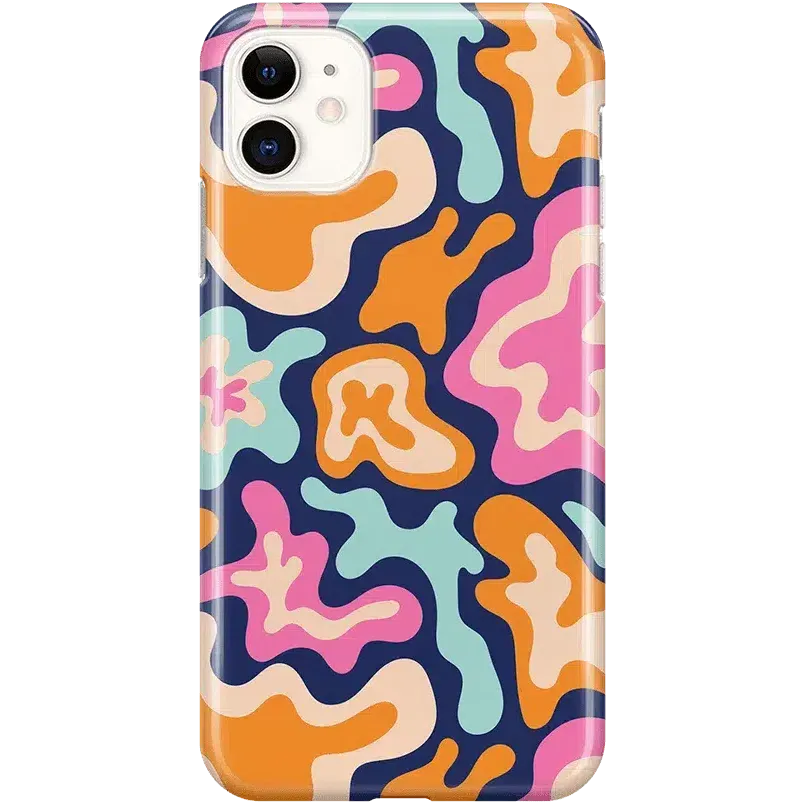 Trending Now Midnight Color Splash | Abstract Retro Case  Limited Stock!
