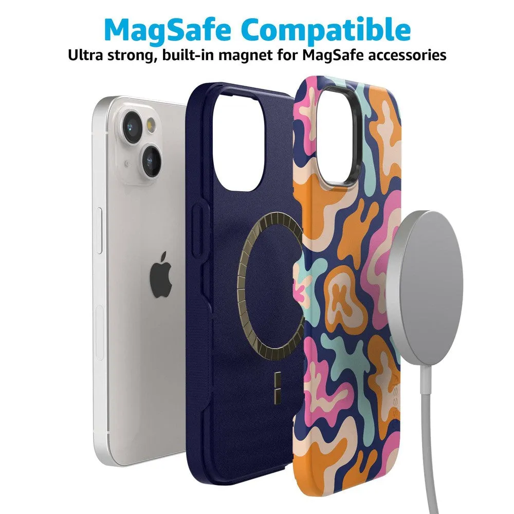 Trending Now Midnight Color Splash | Abstract Retro Case  Limited Stock!