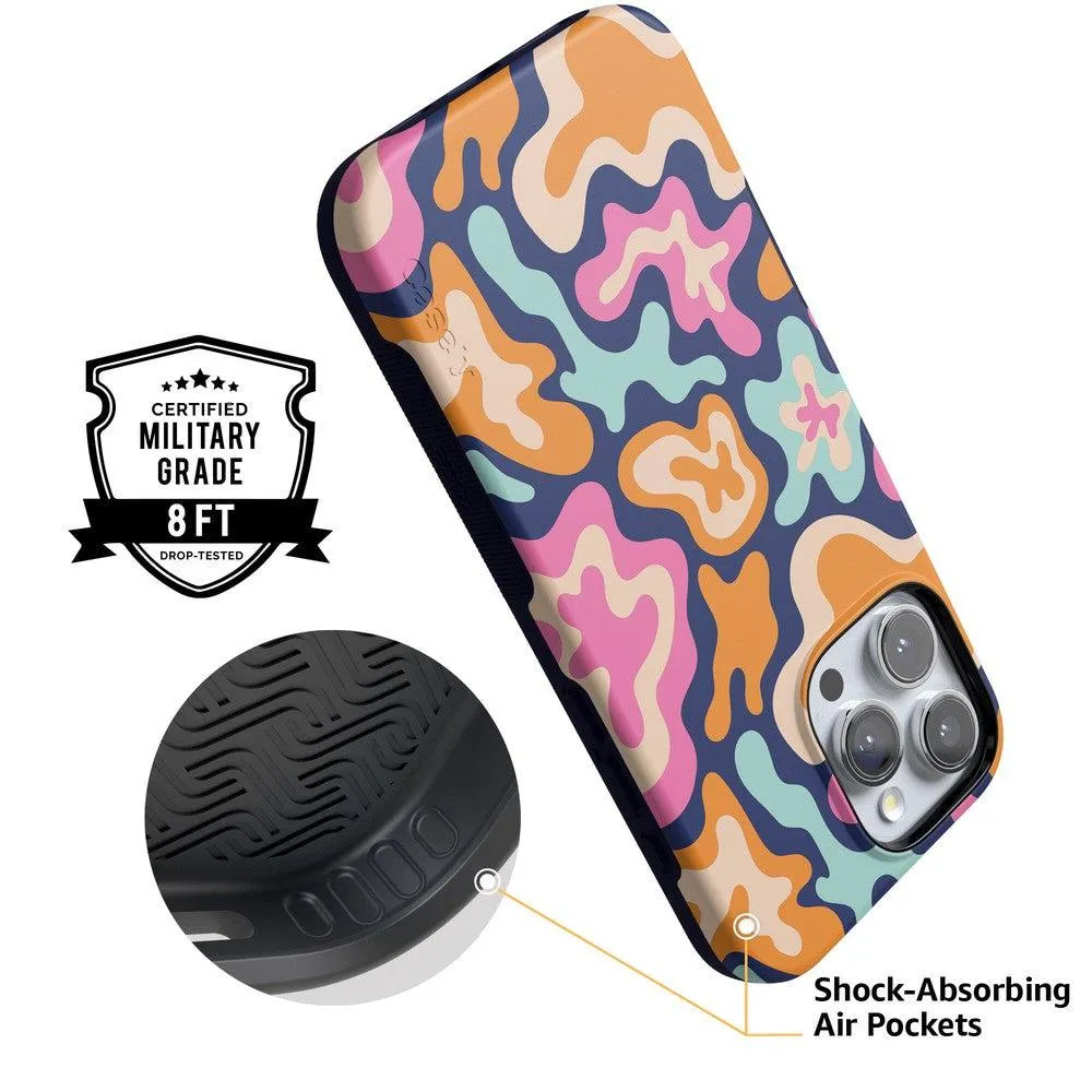 Trending Now Midnight Color Splash | Abstract Retro Case  Limited Stock!