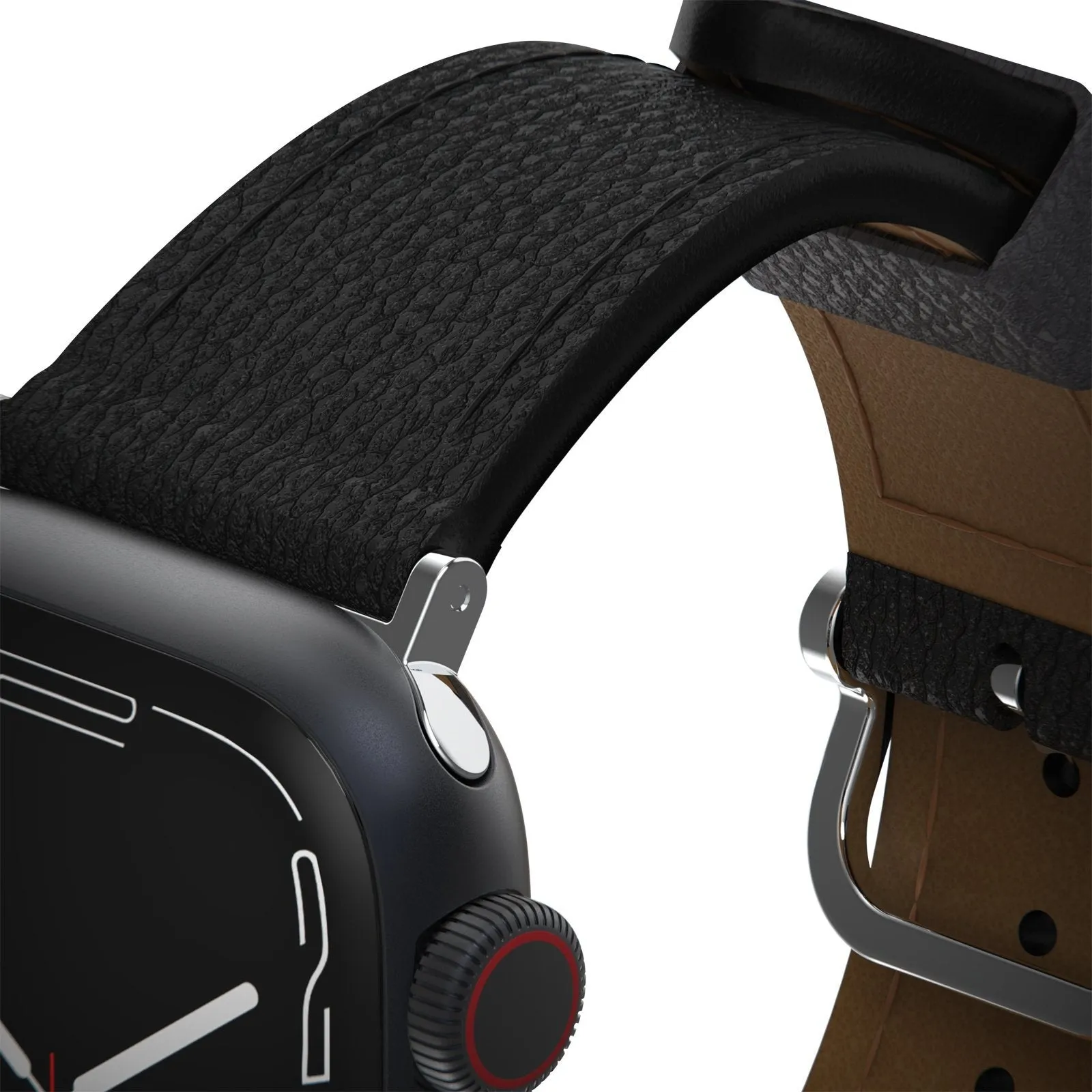 Trending Now Otterbox Apple Watch Symmetry Cactus Leather Strap (Black)  Last Few Pieces!