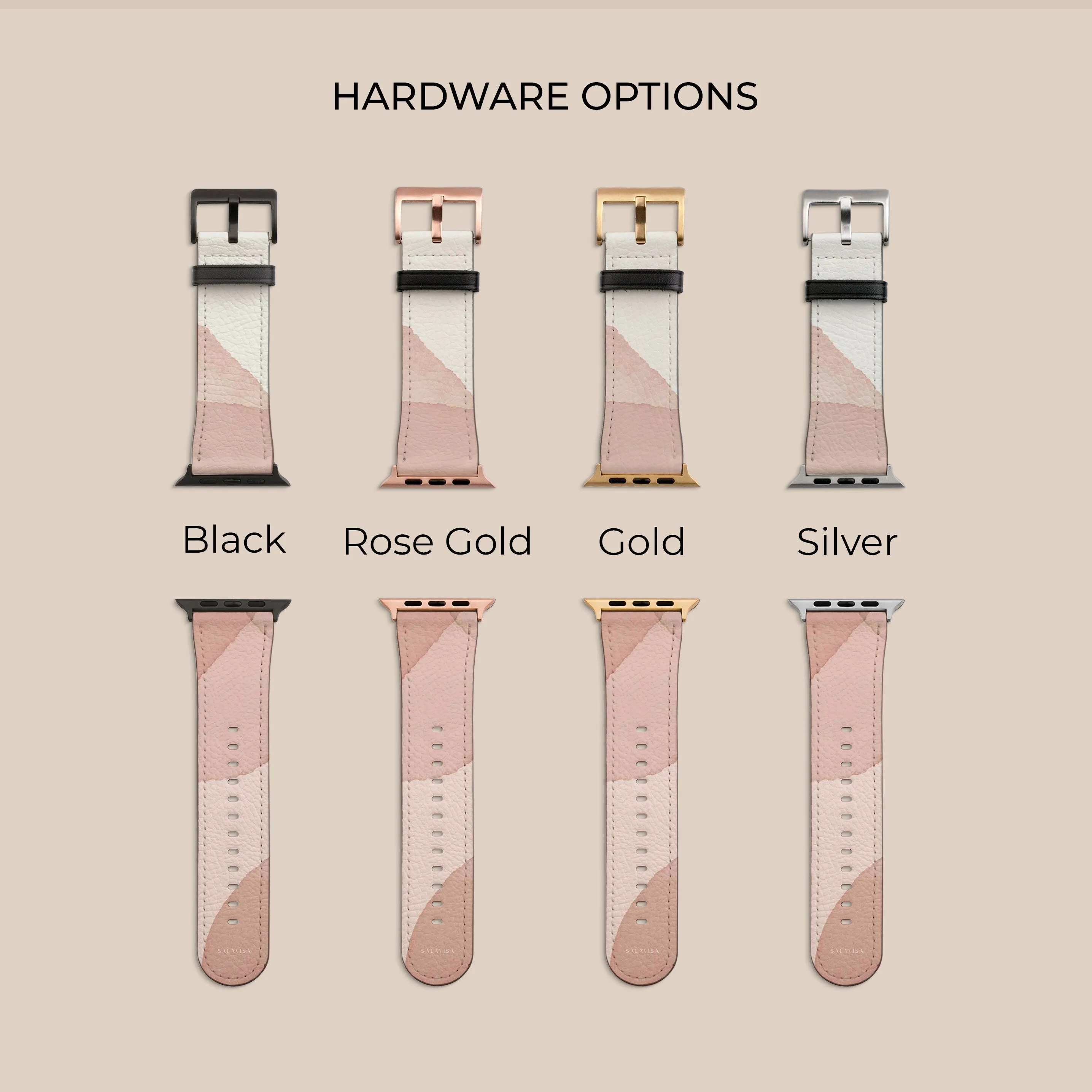 Trending Now Pink Layers Watercolor Apple Watch Band  Limited Stock!