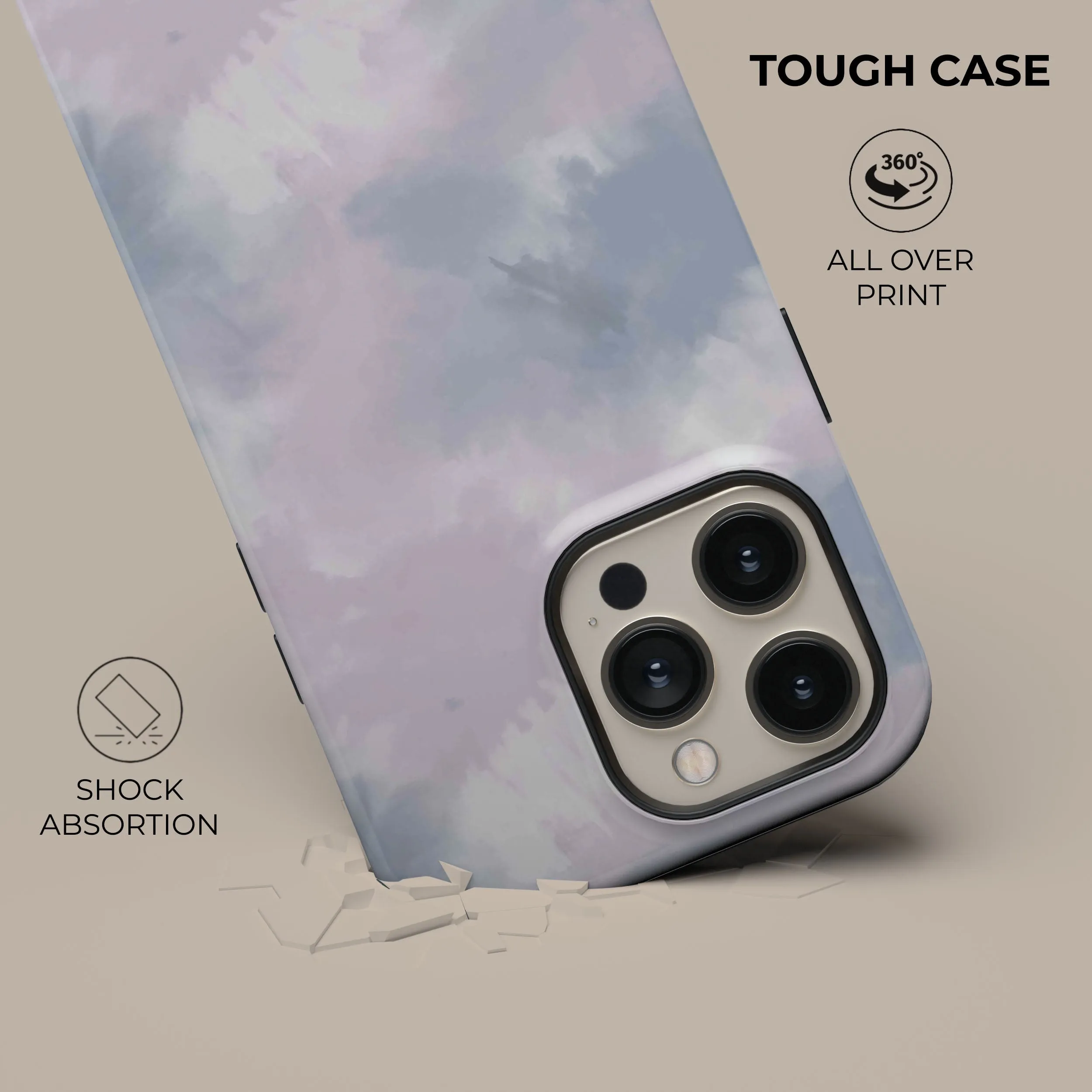 Trending Now Purple Tie Dye Phone Case  Ends Soon!