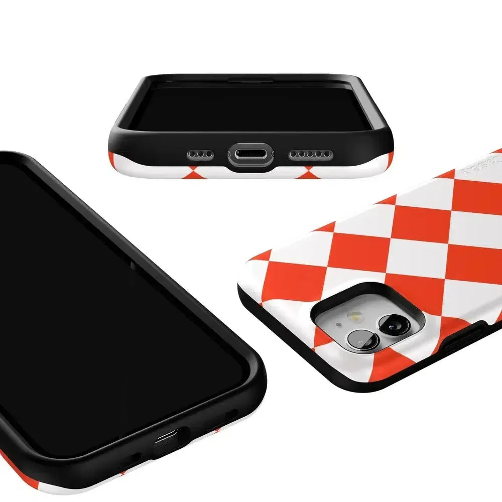 Trending Now Red Checkerboard | High Contrast Design Case  Dont Miss Out!