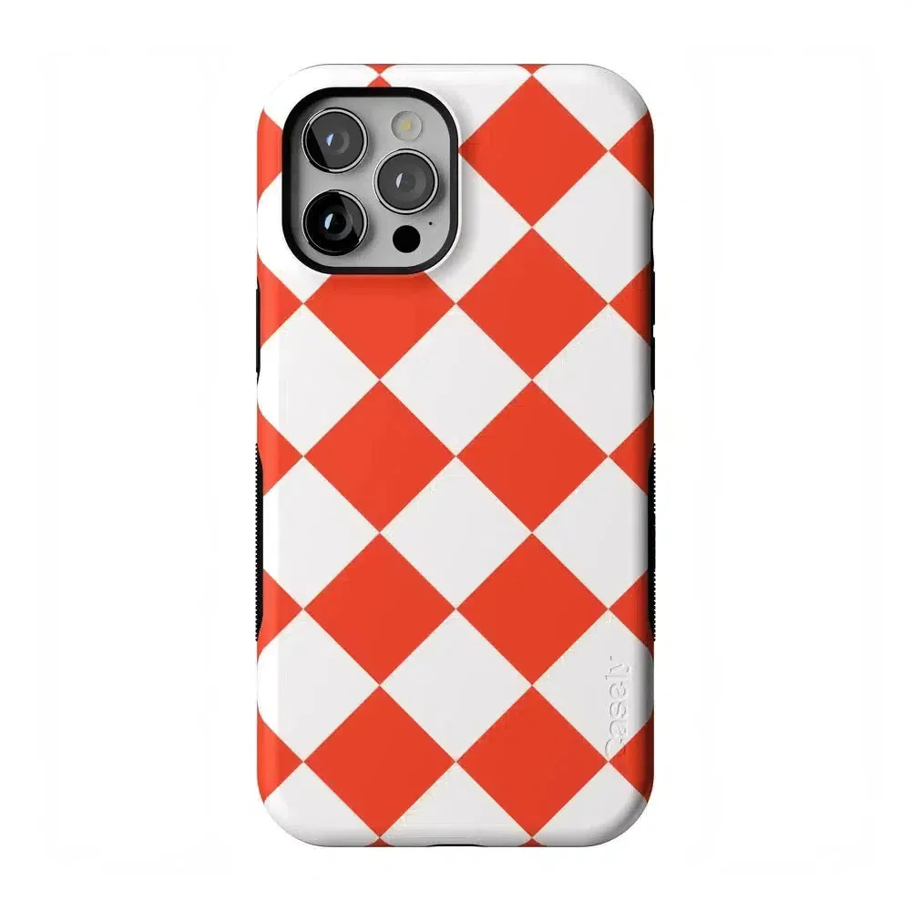 Trending Now Red Checkerboard | High Contrast Design Case  Dont Miss Out!