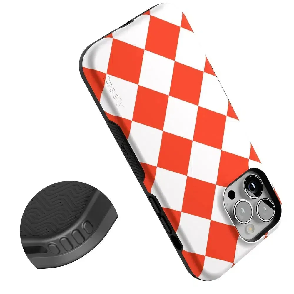 Trending Now Red Checkerboard | High Contrast Design Case  Dont Miss Out!