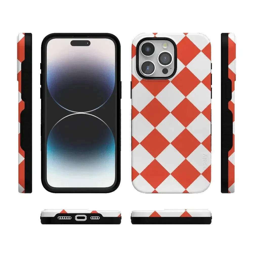 Trending Now Red Checkerboard | High Contrast Design Case  Dont Miss Out!