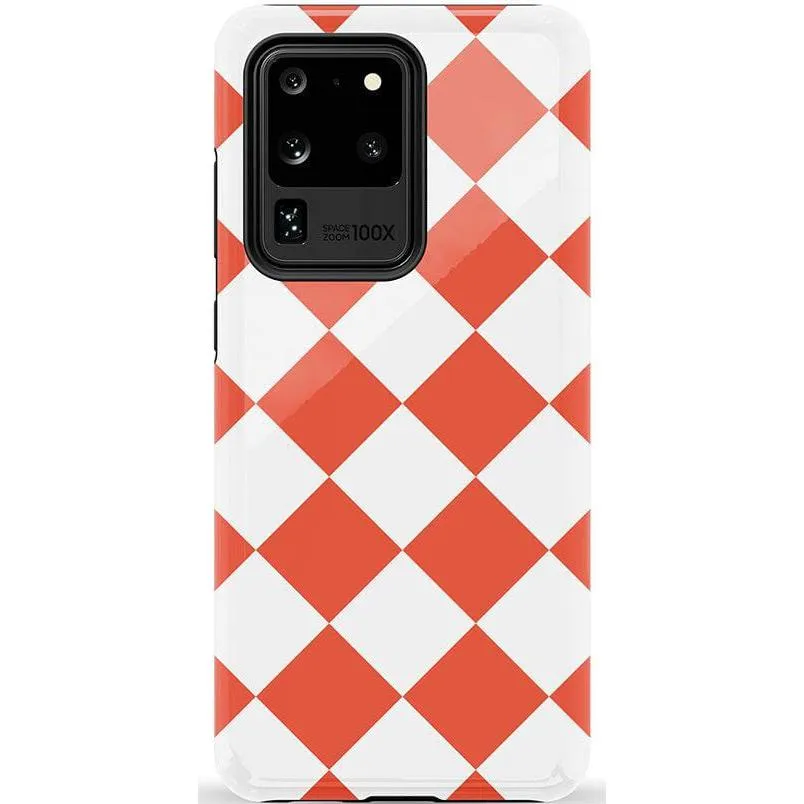 Trending Now Red Checkerboard | High Contrast Design Case  Dont Miss Out!