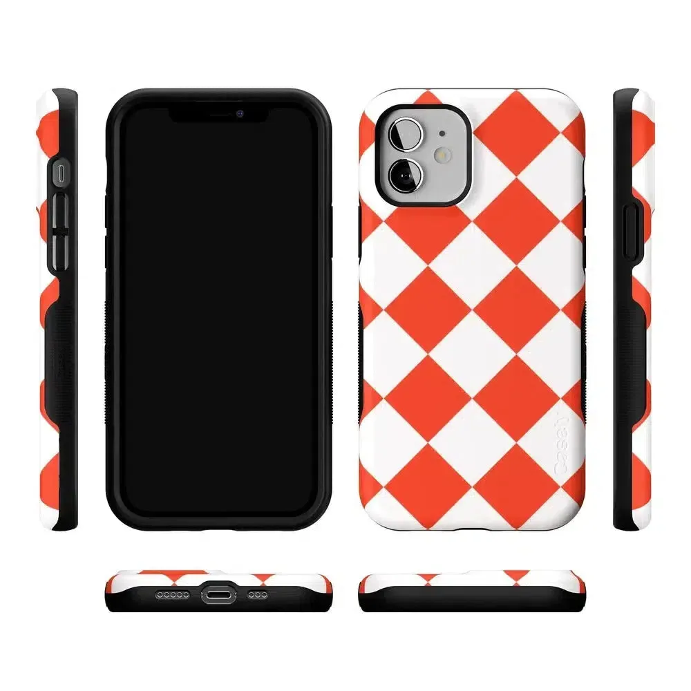 Trending Now Red Checkerboard | High Contrast Design Case  Dont Miss Out!