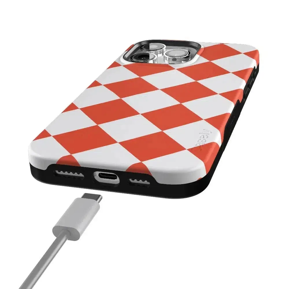 Trending Now Red Checkerboard | High Contrast Design Case  Dont Miss Out!
