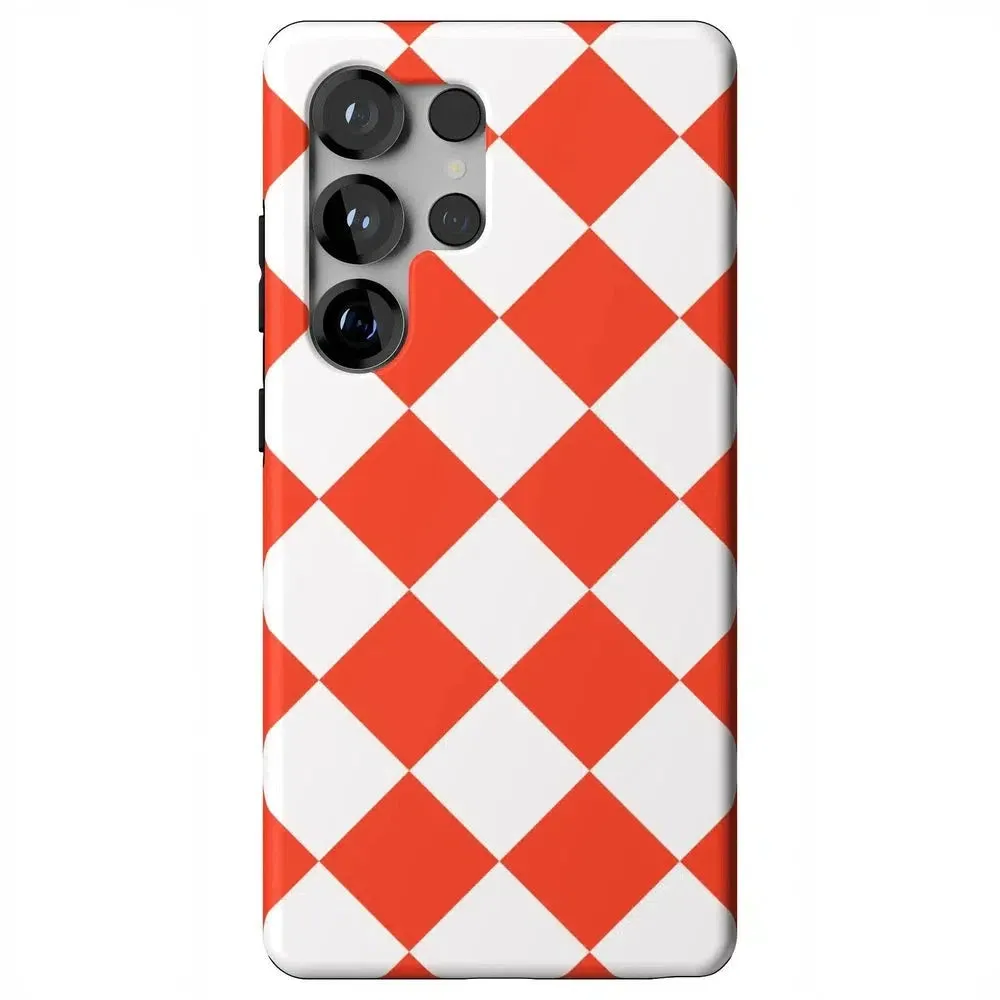 Trending Now Red Checkerboard | High Contrast Design Case  Dont Miss Out!