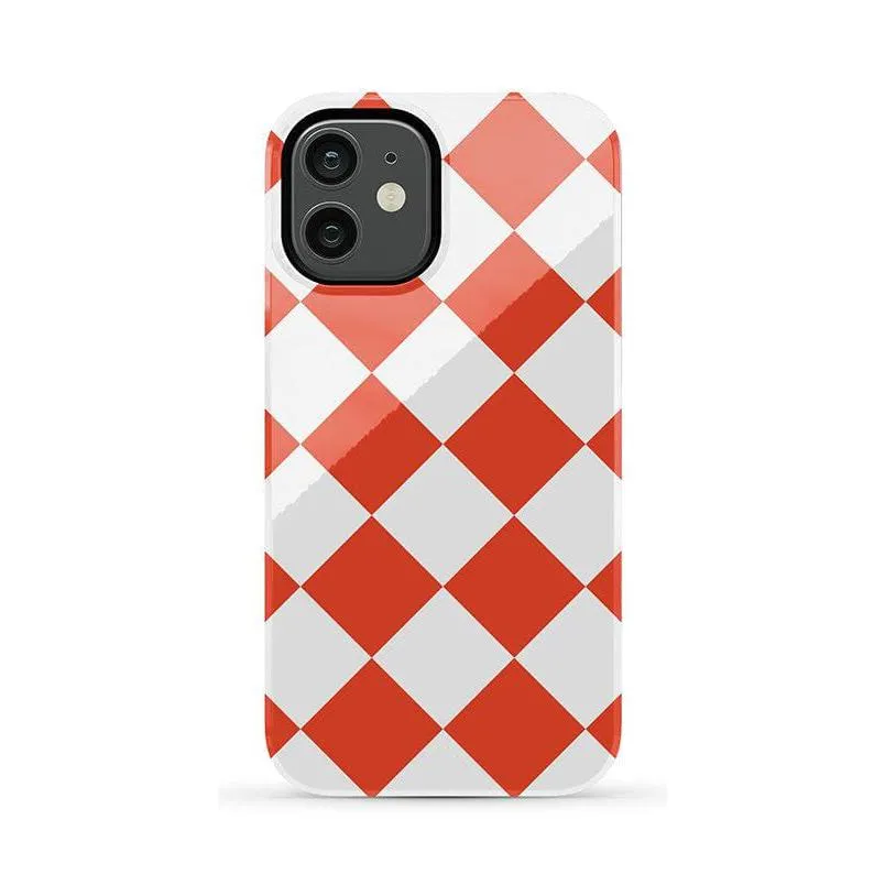 Trending Now Red Checkerboard | High Contrast Design Case  Dont Miss Out!