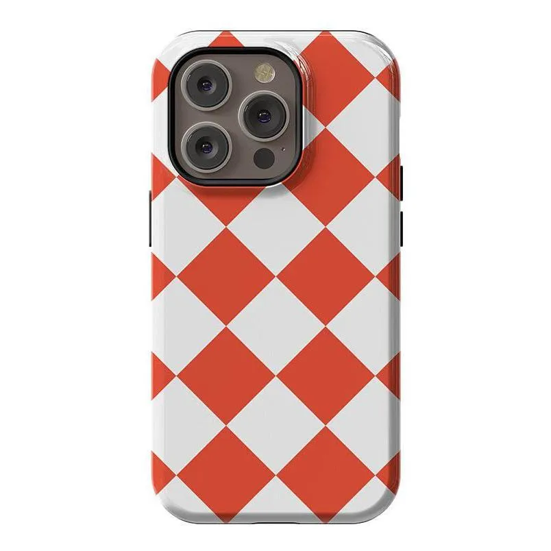 Trending Now Red Checkerboard | High Contrast Design Case  Dont Miss Out!