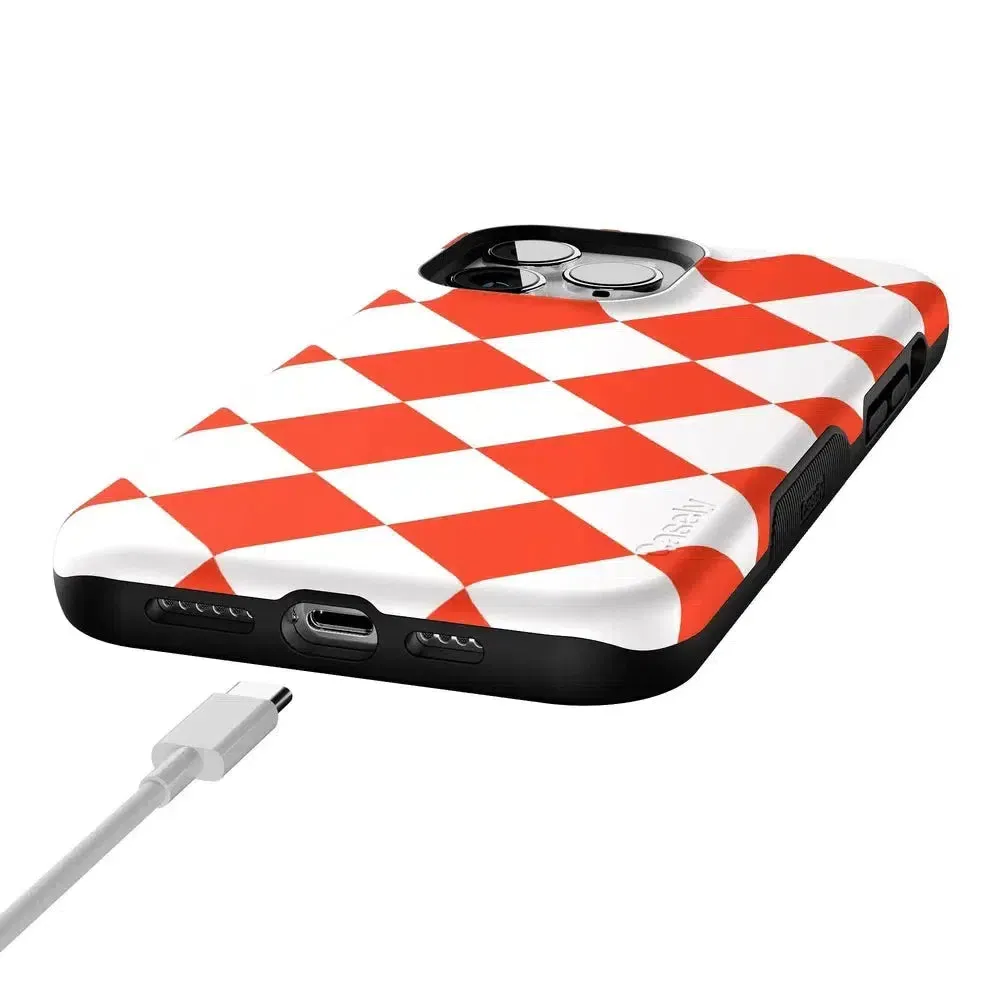 Trending Now Red Checkerboard | High Contrast Design Case  Dont Miss Out!
