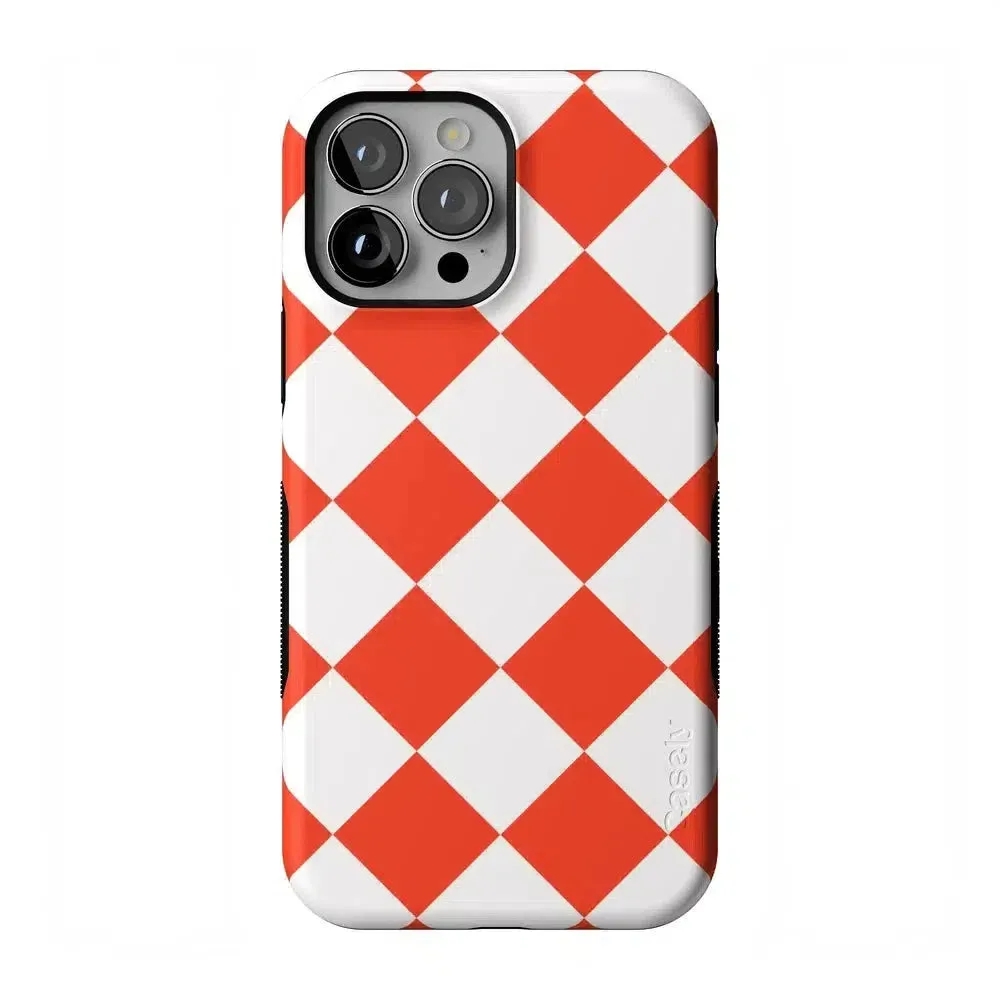 Trending Now Red Checkerboard | High Contrast Design Case  Dont Miss Out!