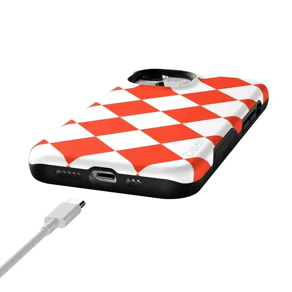 Trending Now Red Checkerboard | High Contrast Design Case  Dont Miss Out!