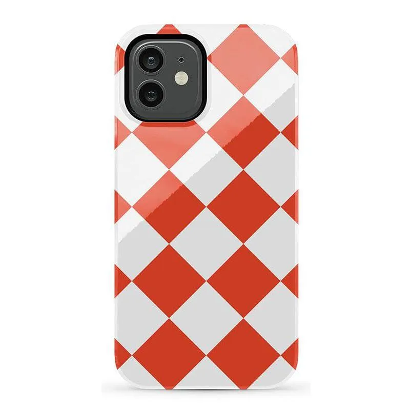 Trending Now Red Checkerboard | High Contrast Design Case  Dont Miss Out!
