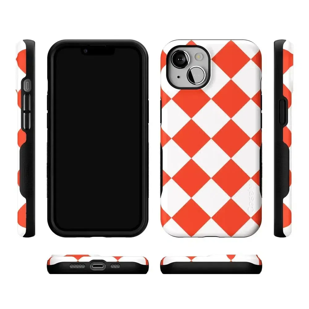 Trending Now Red Checkerboard | High Contrast Design Case  Dont Miss Out!