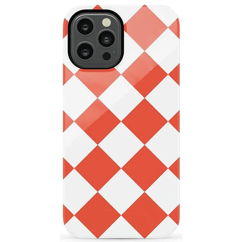 Trending Now Red Checkerboard | High Contrast Design Case  Dont Miss Out!