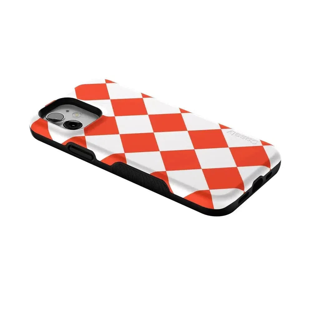 Trending Now Red Checkerboard | High Contrast Design Case  Dont Miss Out!