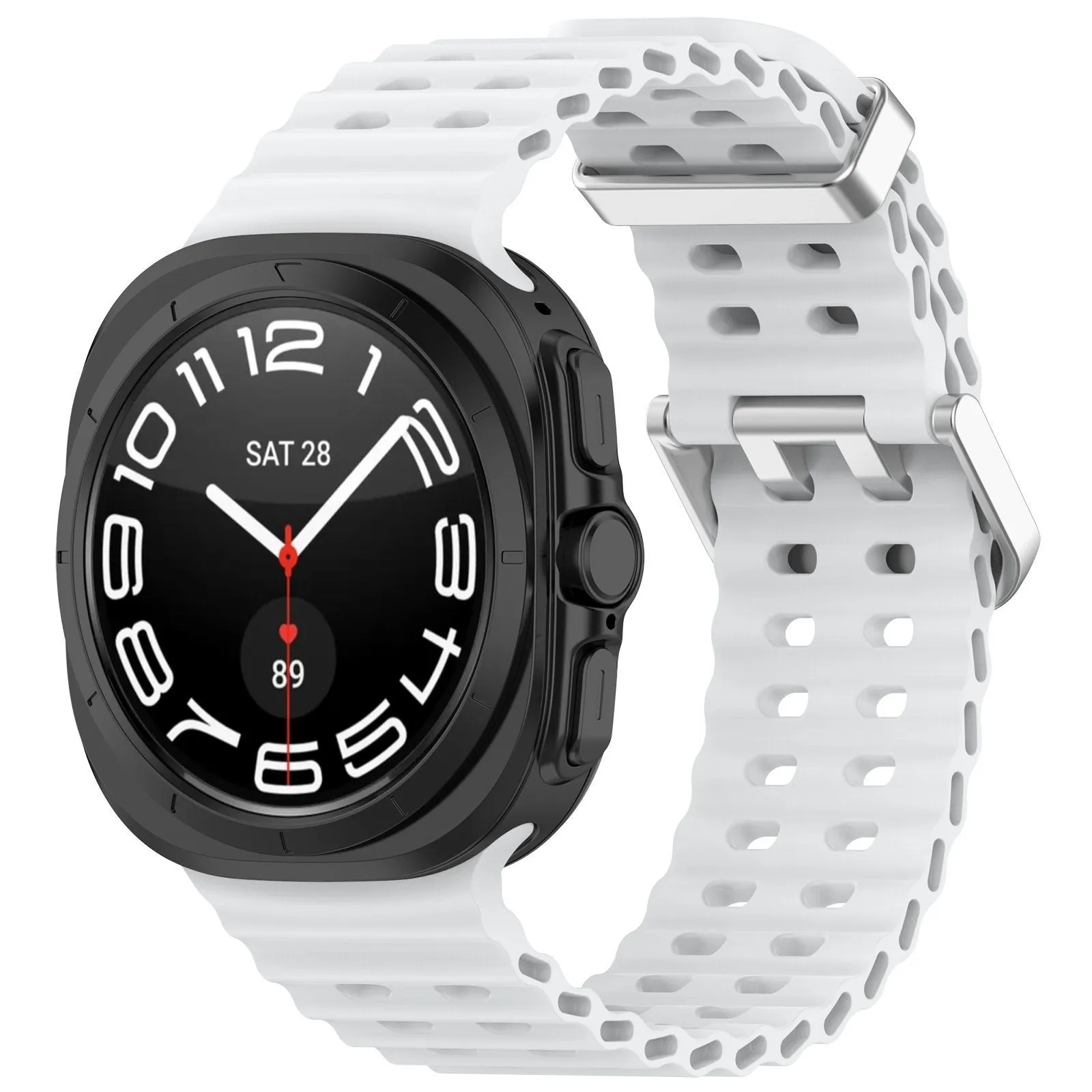 Trending Now Samsung Galaxy Watch Ultra Ocean Strap (White)  Going Fast!