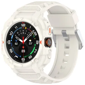 Trending Now Samsung Galaxy Watch Ultra TPU Strap with Frame (Ivory White)  Dont Miss Out!