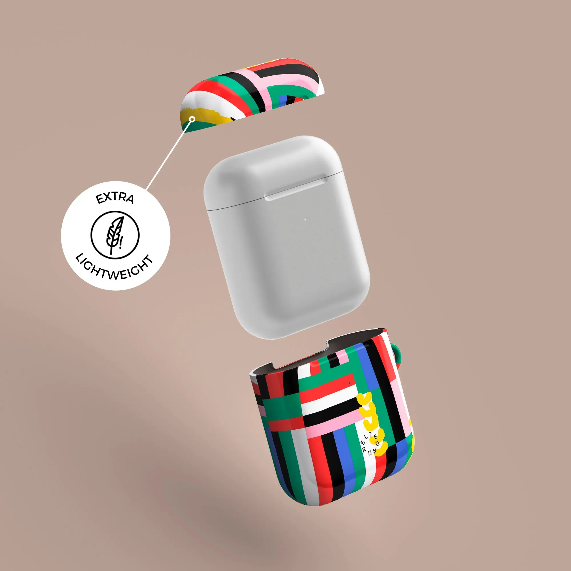 Trending Now Stripe Fusion AirPods Case  Today Only!