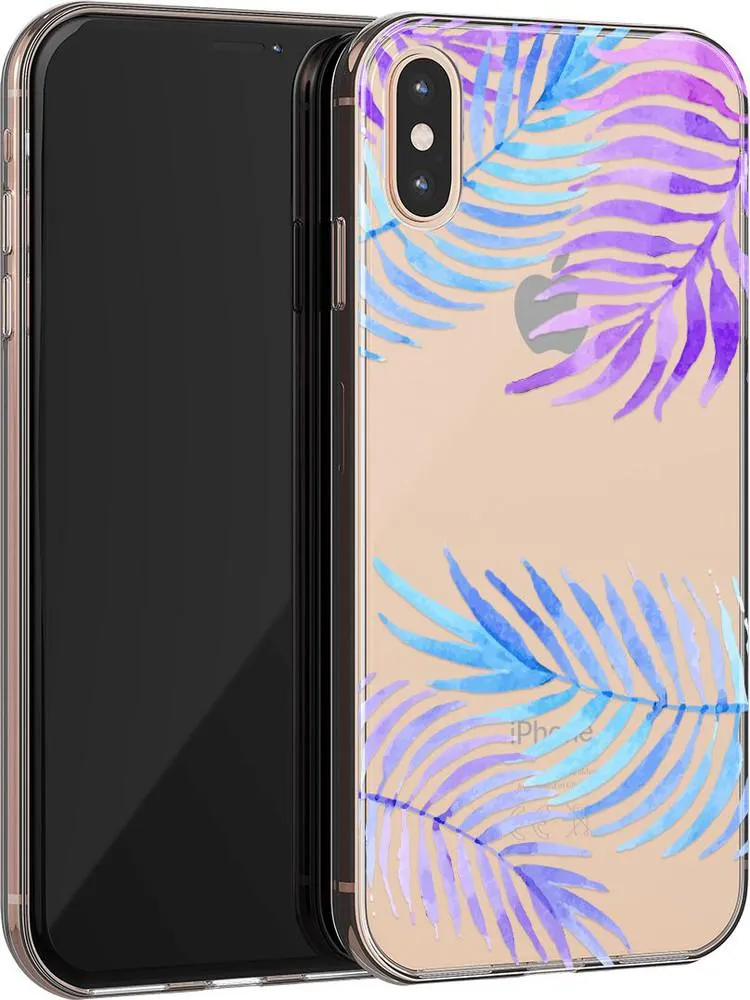 Trending Now Tropical Blues | Palm Leaves Floral case  Limited Release!