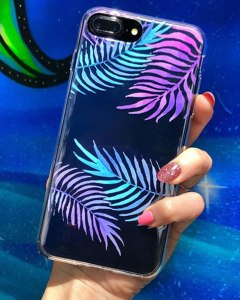 Trending Now Tropical Blues | Palm Leaves Floral case  Limited Release!