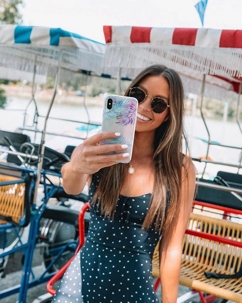 Trending Now Tropical Blues | Palm Leaves Floral case  Limited Release!