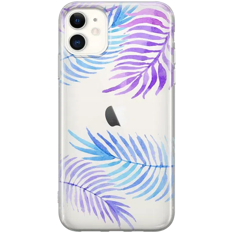 Trending Now Tropical Blues | Palm Leaves Floral case  Limited Release!
