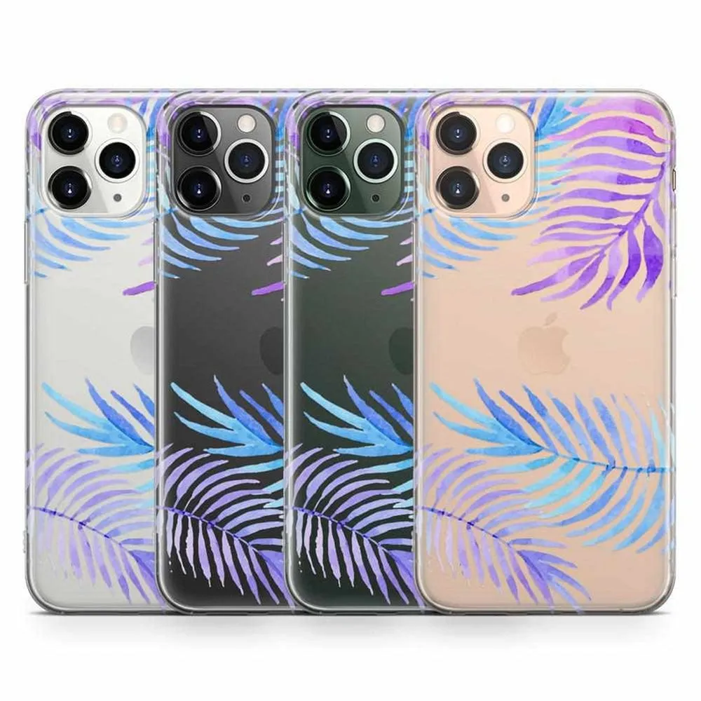 Trending Now Tropical Blues | Palm Leaves Floral case  Limited Release!