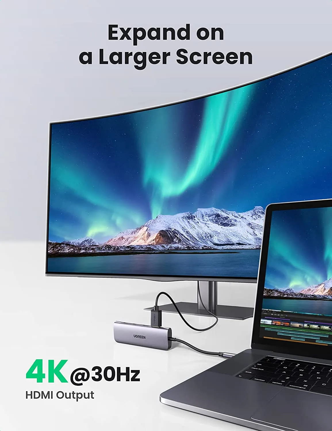 Trending Now UGREEN 6-in-1 4K HDMI USB C Hub  Last Few Pieces!