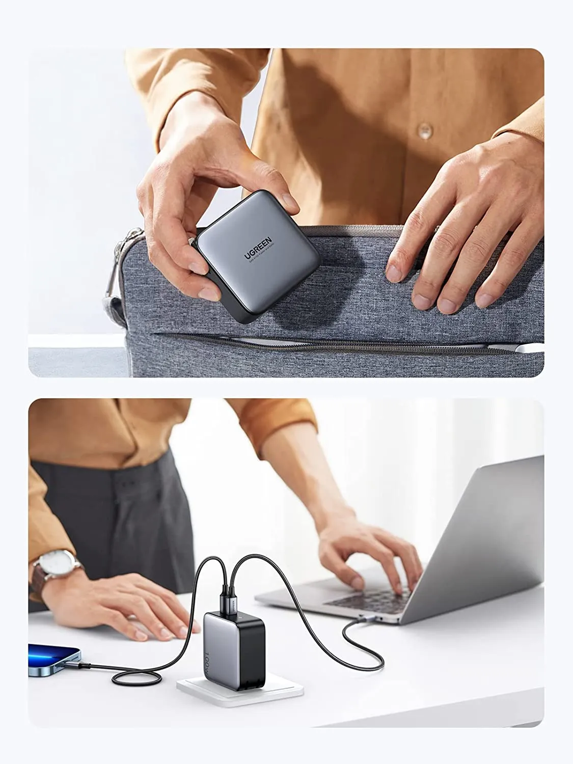 Trending Now UGREEN Nexode 100W USB C Wall Charger - 2 Ports  Today Only!