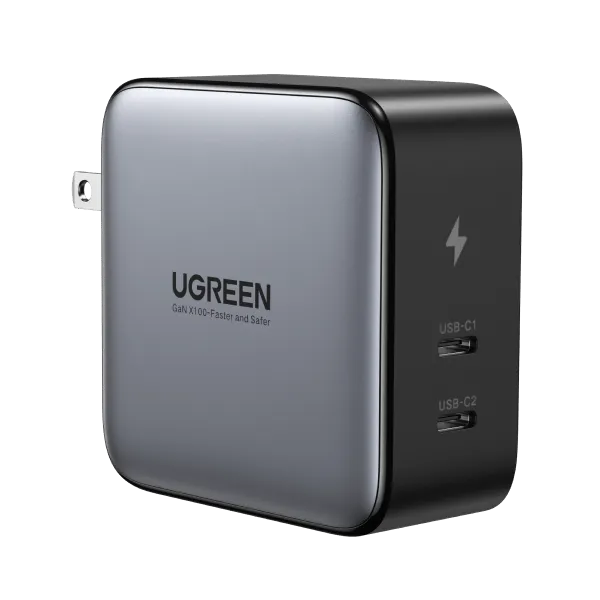 Trending Now UGREEN Nexode 100W USB C Wall Charger - 2 Ports  Today Only!