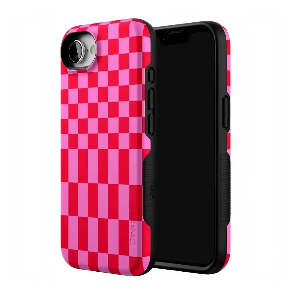 Trending Now Vibe Check | Pink Checkerboard Case  Limited Stock!