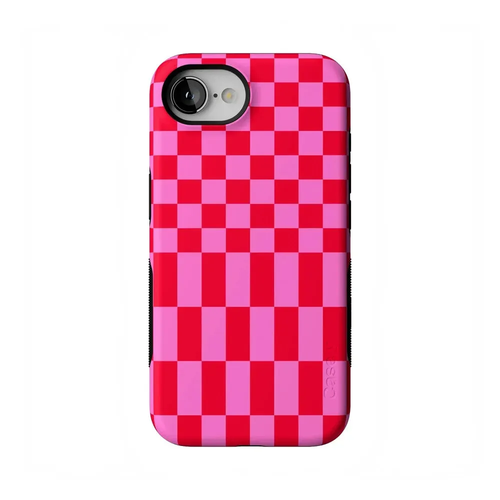 Trending Now Vibe Check | Pink Checkerboard Case  Limited Stock!