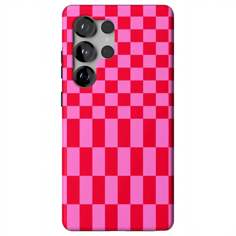 Trending Now Vibe Check | Pink Checkerboard Case  Limited Stock!