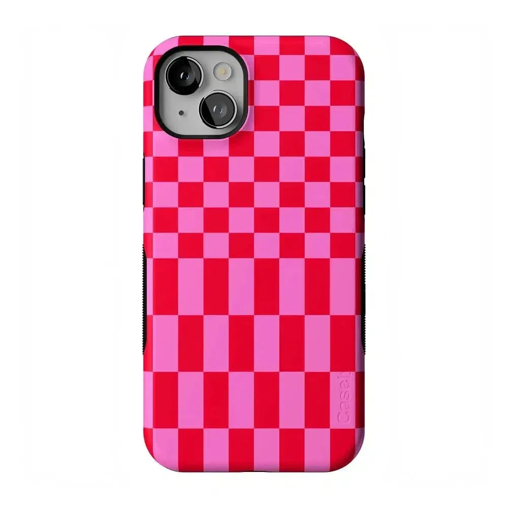 Trending Now Vibe Check | Pink Checkerboard Case  Limited Stock!