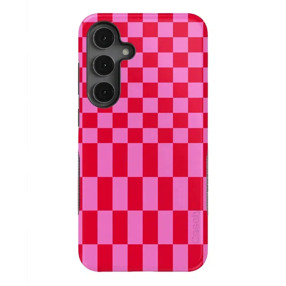Trending Now Vibe Check | Pink Checkerboard Case  Limited Stock!